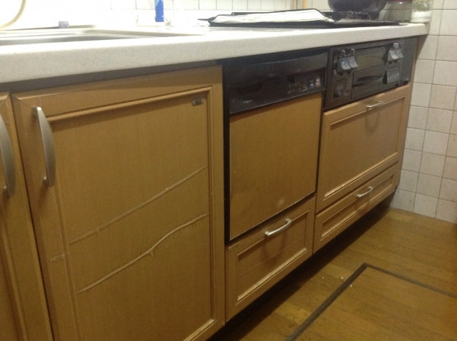 ビルトイン食洗機交換工事　東京都墨田区　RKW-403C-SV-sale - Before