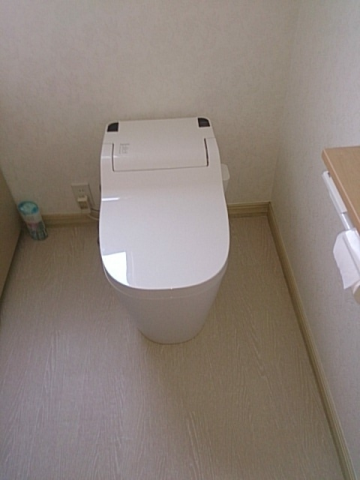 【2名作業】トイレ交換工事(筒井）　神奈川県相模原市緑区　XCH1101RWS-sale - After