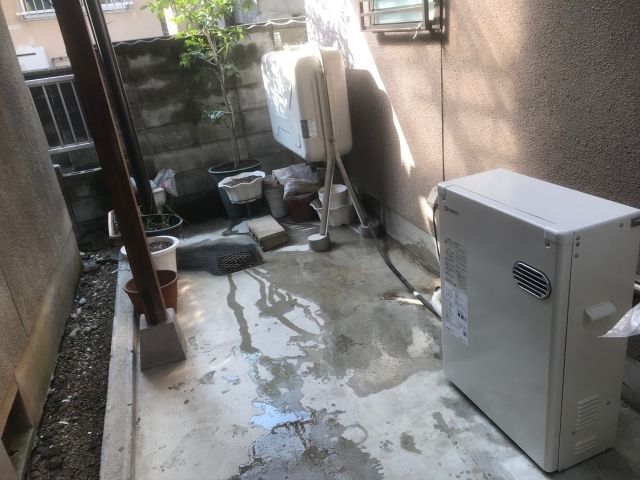 石油給湯器交換工事　京都府宇治市　OTQ-3706SAY-BL-set - After