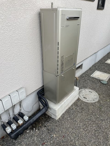 ガス給湯器交換工事　群馬県桐生市　RUFH-E2405SAW-A-set-13A - After