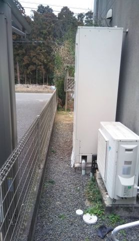 エコキュート交換工事　茨城県つくば市　EQ37VFHV-set - Before