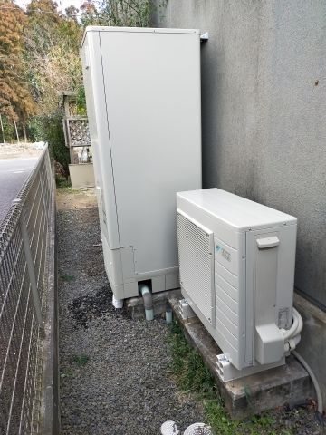 エコキュート交換工事　茨城県つくば市　EQ37VFHV-set