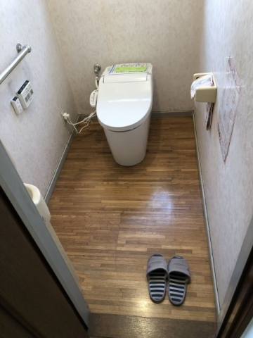 トイレ交換工事　千葉県印旛郡酒々井町　XCH3013WS