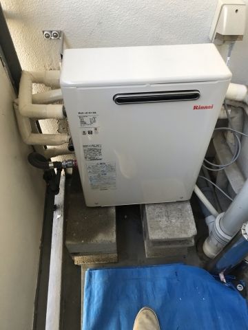 ガス給湯器交換工事　大阪府寝屋川市　RUX-A1613G-set-13A - After