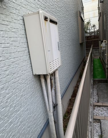 ガス給湯器 ビルトインガスコンロ交換工事　埼玉県深谷市　GT-2460SAWX-1-BL-set-13A - Before
