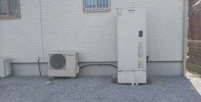 エコキュート交換工事　東京都あきる野市　EQ37VFV-set - Before