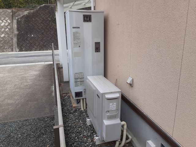 エコキュート交換工事　静岡県浜松市北区　EQN37VFV-set - Before