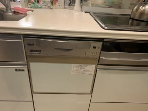 ビルトイン食洗機交換工事　岡山県真庭市　RSW-C402C-SV - Before