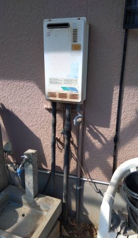 ガス給湯器 交換工事　埼玉県白岡市　GQ-1639WS-1-set-LPG - Before