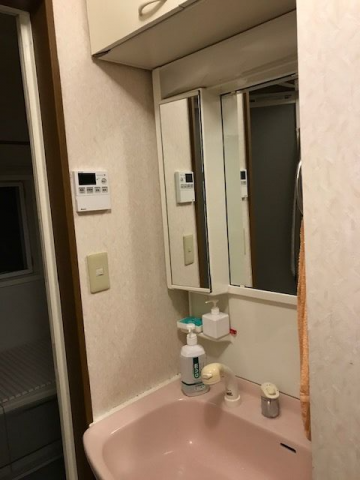 洗面化粧台交換工事　東京都文京区　LDSWB075BJJEN1-H - Before
