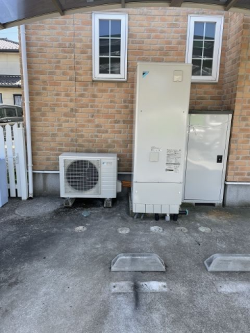 エコキュート 交換工事　栃木県宇都宮市　EQN37VFV-set