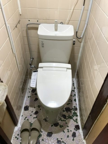 トイレ交換工事　富山県高岡市　BC-ZA10AH-DT-ZA180AH-BN8 - After