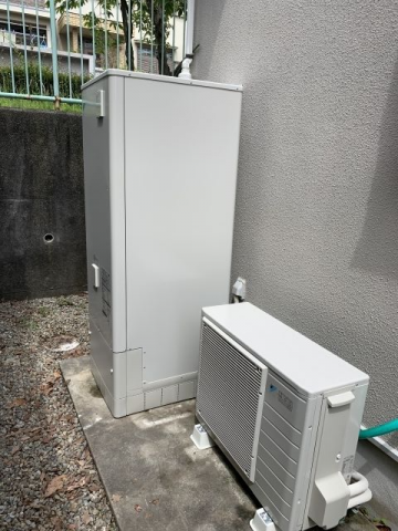 エコキュート交換工事　兵庫県神戸市西区　EQN37VFV-set - After