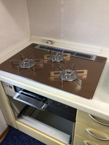 ビルトインガスコンロ レンジフード交換工事　宮城県仙台市泉区　RHS71W31E12RCSTW-13A