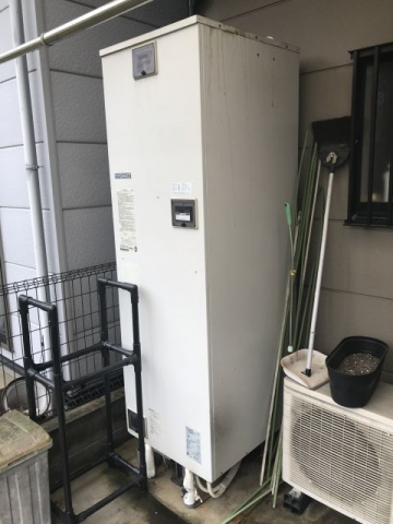 エコキュート交換工事　京都府亀岡市　EQN37VFV-set - Before