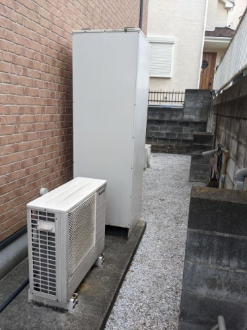 エコキュート交換工事　神奈川県座間市　HE-JPU46KQS-set - Before