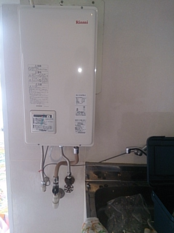 給湯器交換工事　東京都港区　RUX-V1615SFFBA-E-13A - After