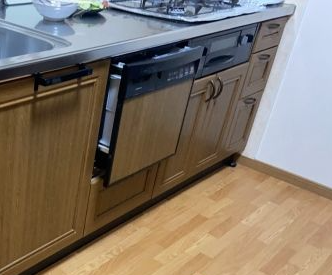 ビルトイン食洗機交換工事　滋賀県大津市　NP-45RS9S - Before