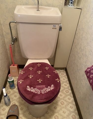 トイレ 蛇口交換工事　神奈川県横浜市西区　BC-ZA10AH-DT-ZA180AH-BW1 - Before