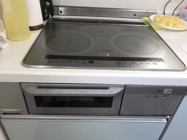 IHクッキングヒーター交換工事　愛知県岡崎市　KZ-G32AST - Before