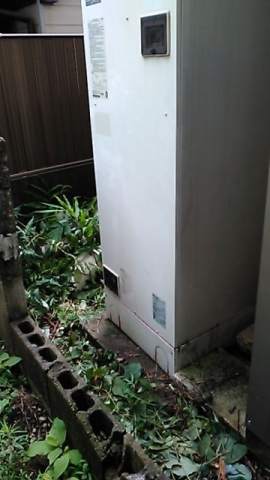 電気温水器交換工事　東京都世田谷区　EQ37VFV-set - Before