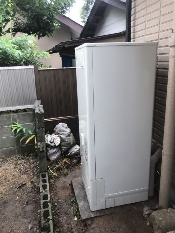 電気温水器交換工事　東京都世田谷区　EQ37VFV-set - After