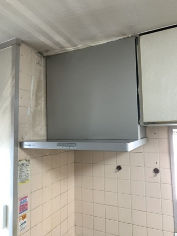 レンジフード交換工事　神奈川県横浜市青葉区　kouji29