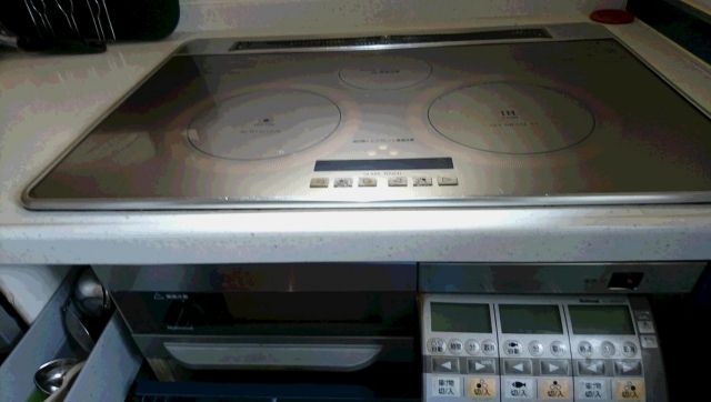 IHクッキングヒーター交換工事　茨城県小美玉市　KZ-YP27S - Before