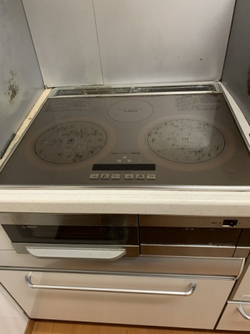 IHクッキングヒーター交換工事　東京都練馬区　KZ-G32AST - Before