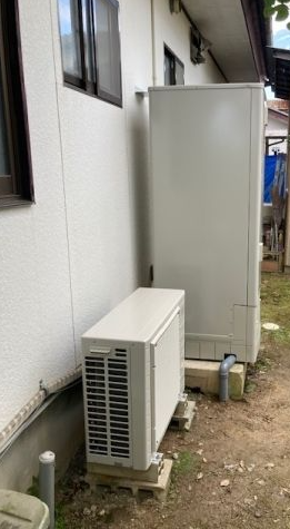 エコキュート交換工事　福島県福島市　EQN37VFV-set - After
