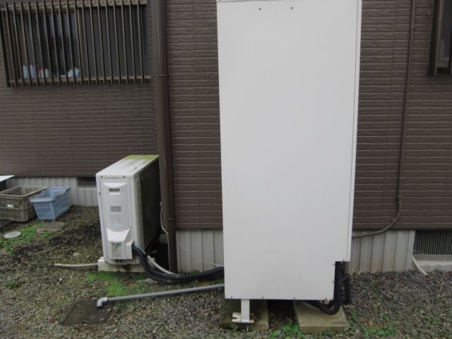 エコキュート交換工事　茨城県小美玉市　EQN37VFV-set - Before