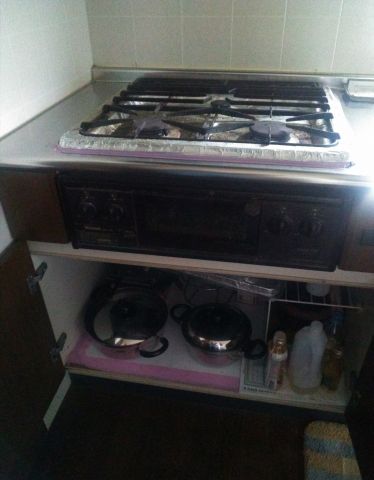 ビルトインガスコンロ交換工事　香川県さぬき市　N3GT2RVQ1-LPG - Before