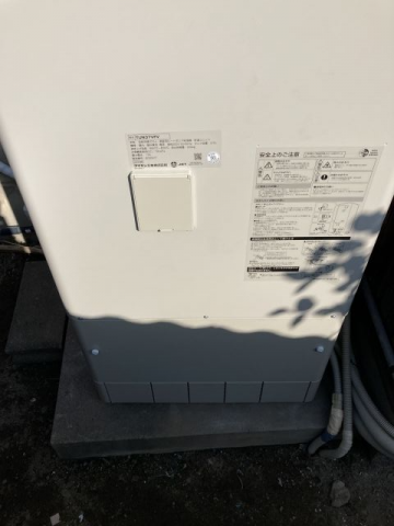 エコキュート交換工事　大阪府泉南郡田尻町　EQN37VFV-set
