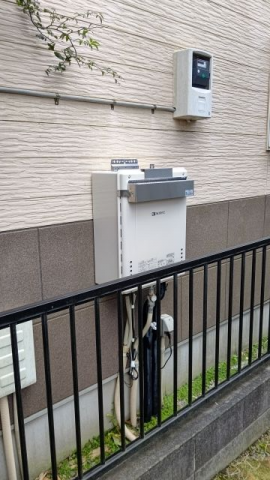 ガス給湯器交換工事　埼玉県ふじみ野市　sa-GT-2060SAWX-2-BL-set-13A - After