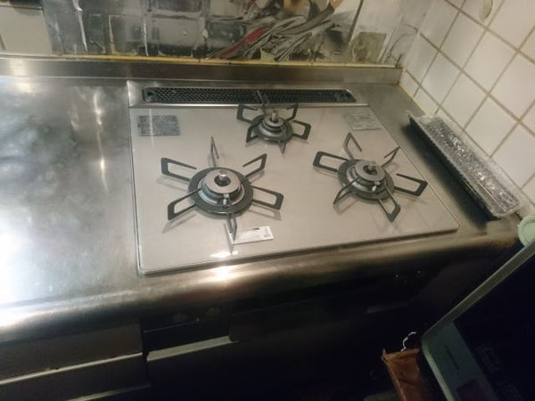 ビルトインガスコンロ交換工事　東京都新宿区　N3WS5PWAS6STE-13A