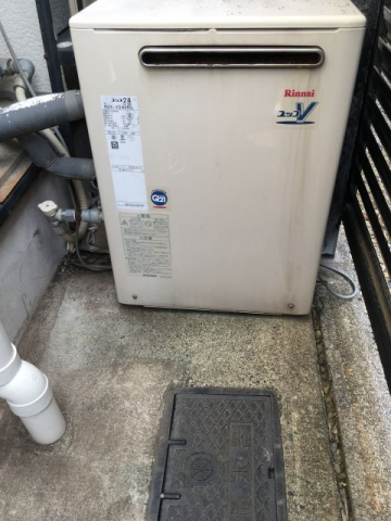 ガス給湯器交換工事　岐阜県岐阜市　RUX-E2406G-set-13A - Before