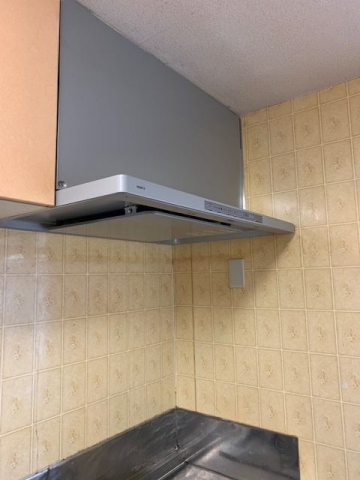 洗面化粧台 レンジフード交換工事　静岡県静岡市葵区　NFG9S22MSI - After