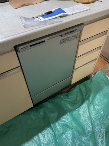 ビルトイン食洗機交換工事　大阪府箕面市　NP-45MC6T - After