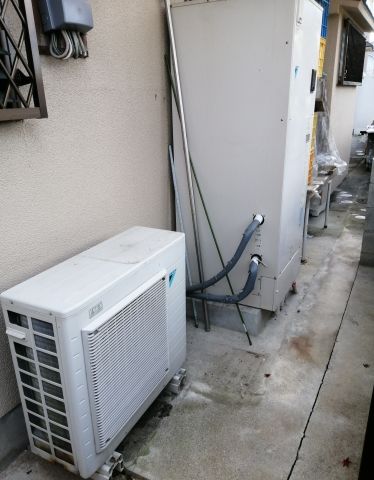 エコキュート交換工事　大阪府大阪狭山市　EQ37WFV-set - Before