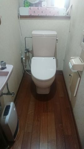トイレ交換工事　福岡県柳川市　TCF4833AKS-SR2 - After