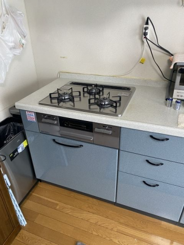 ビルトインガスコンロ レンジフード交換工事　東京都足立区 - After