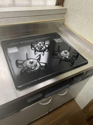 ビルトインガスコンロ交換工事　福岡県福岡市博多区　N3GT2RVQ1-13A - After