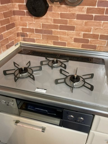 ビルトインガスコンロ ビルトイン食洗機交換工事　大阪府貝塚市　RHS71W32L24RSTW-13A