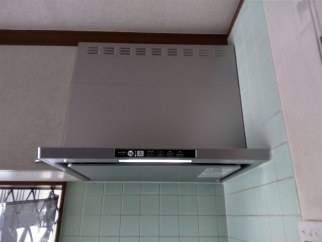 ビルトインガスコンロ　 レンジフード交換工事　神奈川県座間市　RHS31W32L24RSTW-13A - After