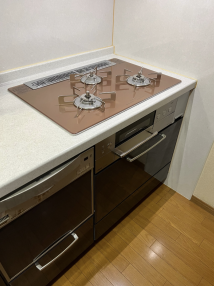 ガス給湯器 ビルトインガスコンロ レンジフード交換工事　兵庫県尼崎市　RHS71W30E12RCSTW-13A