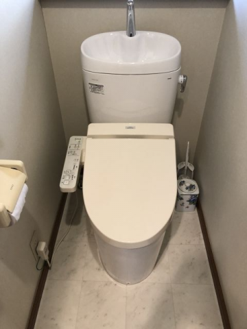 トイレ交換工事　神奈川県横浜市青葉区　CS400B-SH401BA-NW1