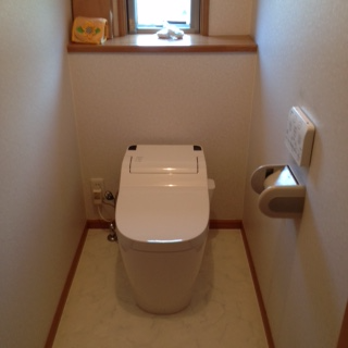トイレ交換工事/床CF張替　静岡県静岡市駿河区　EHPN-H13V1-100-set