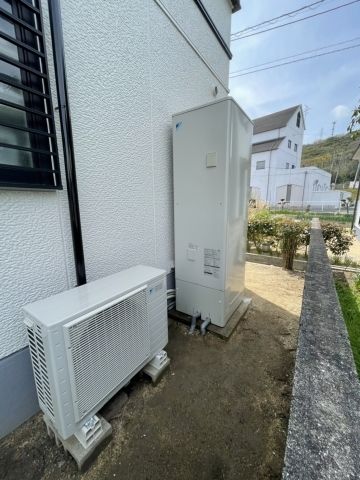 エコキュート交換工事　岡山県岡山市東区
