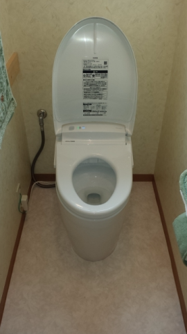 トイレ交換工事　茨城県鹿嶋市　CES9767F-NW1