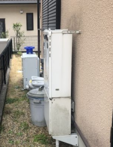 ガス給湯器交換工事　京都府相楽郡精華町　GTH-C2461AWD-1-BL-set-13A - Before